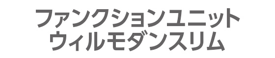 ファンクションユニット ウィルモダンスリム