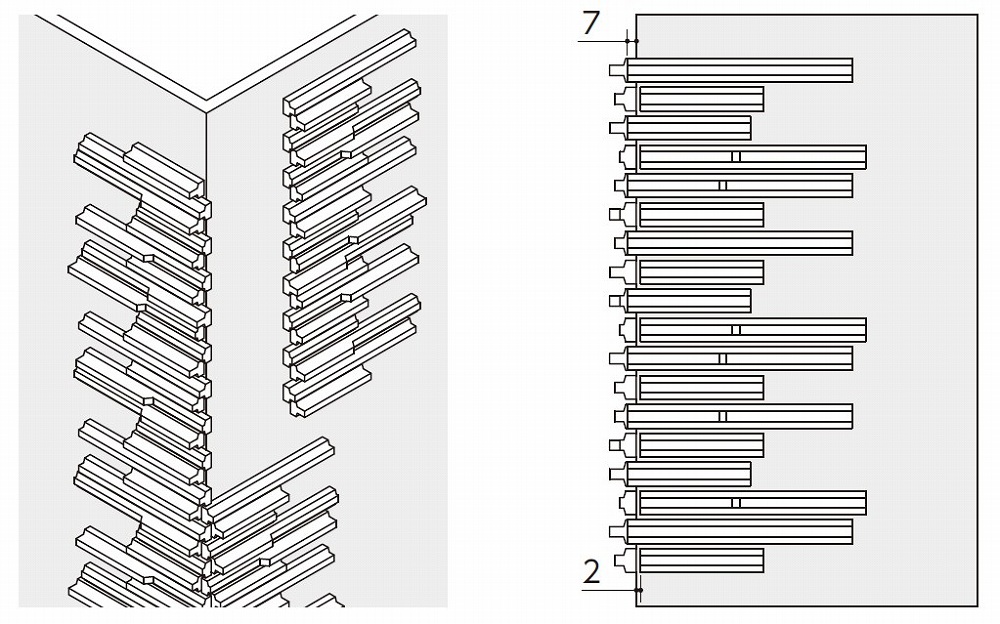 施工手順（出隅）