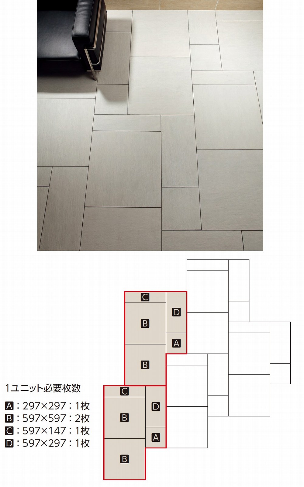 1ユニット必要枚数