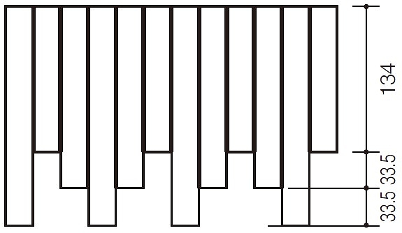 ECP-2520TN シート形状図(詳細)