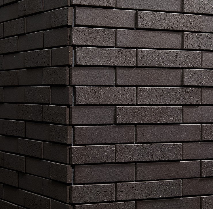 出隅用平ネット張り（馬踏目地）の納まり