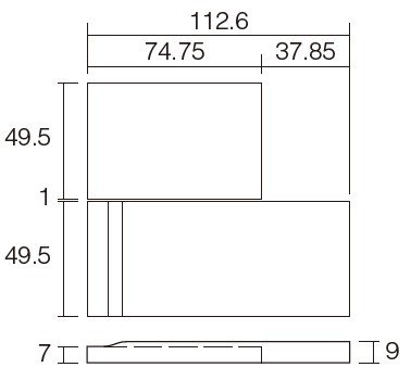 ECP-CTN シート形状図（詳細）