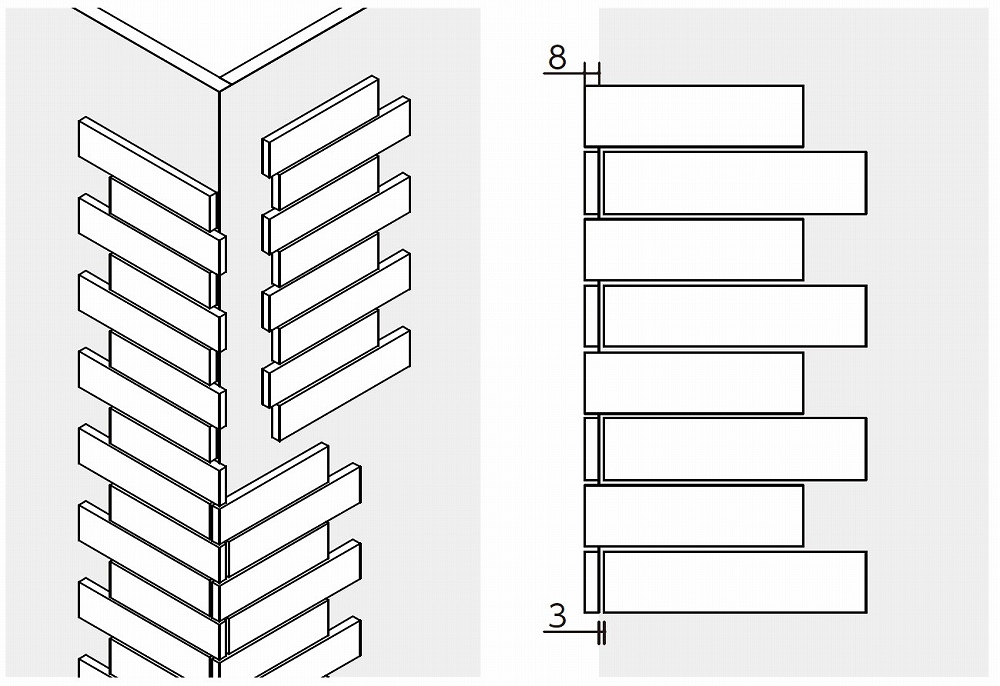 施工手順（出隅）