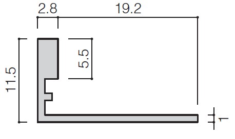 壁見切り10Lの断面図