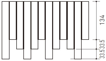 ECP-2520TNシート形状図(詳細)